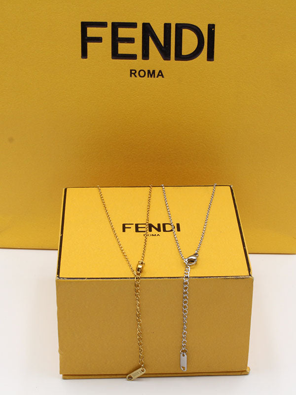 سلسال فندي مدور ناعم سلسال fendi