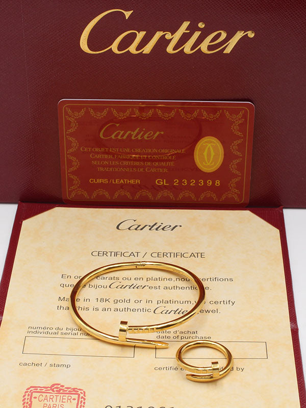 اساور كارتير مع خاتم بناتية اسواره CARTIER