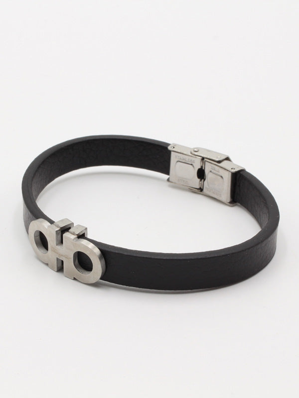 اساور فيرقامو جلد اسود رجالية اسواره jewel