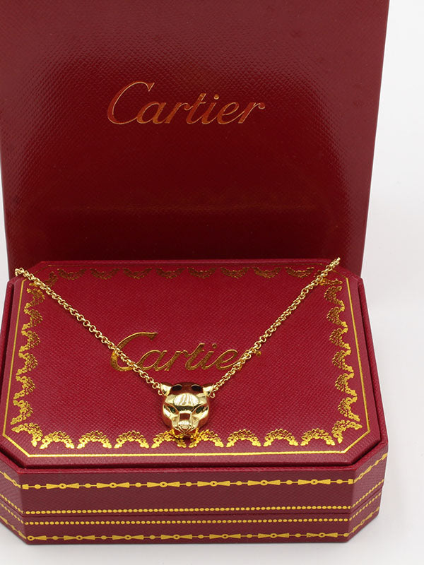 سلسال كارتير تايقر لوقو سلسال CARTIER ذهبي