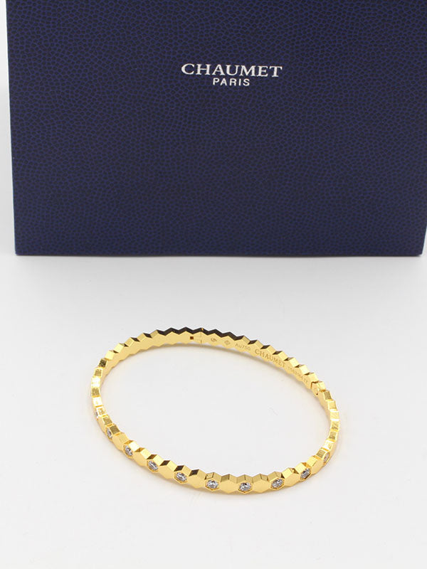 اسواره شومية هاف ستون زركون لوقو اسواره chaumet
