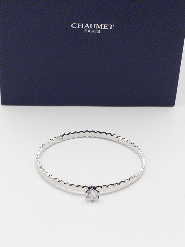 اسواره شومية زركون ون ستون لوقو اسواره chaumet