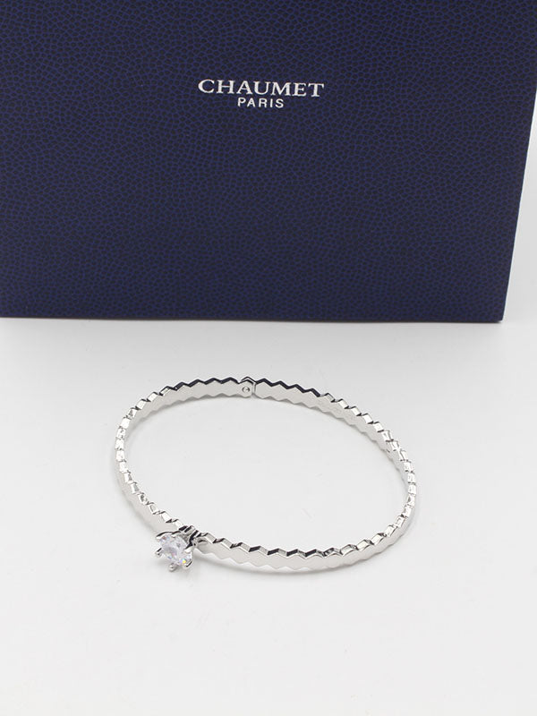 اسواره شومية زركون ون ستون لوقو اسواره chaumet