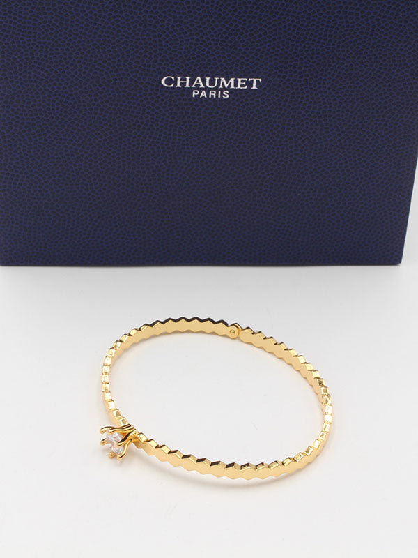 اسواره شومية زركون ون ستون لوقو اسواره chaumet