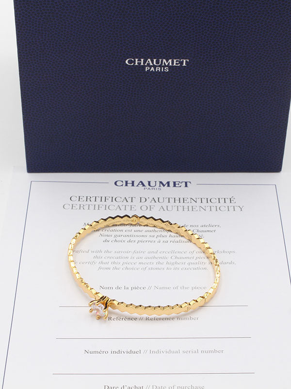 اسواره شومية زركون ون ستون لوقو اسواره chaumet