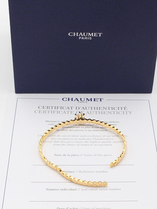 اسواره شومية زركون ون ستون لوقو اسواره chaumet