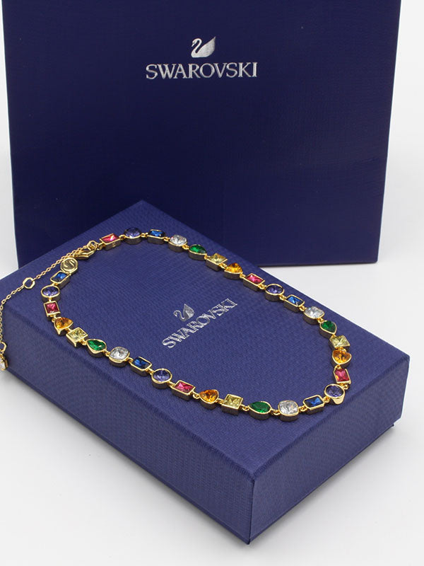 سلسال سواروفسكي عقد ملون سلسال Swarovski