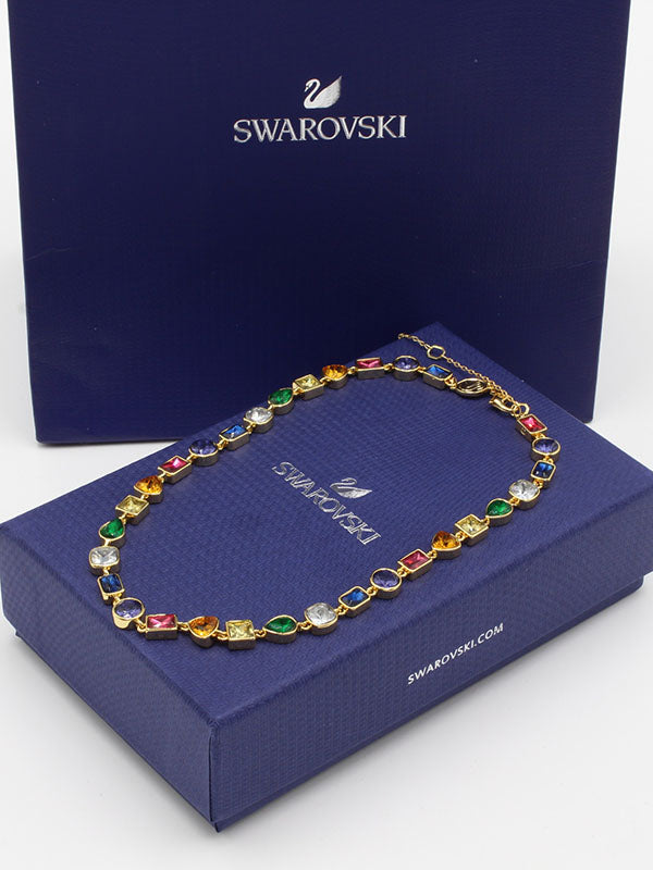 سلسال سواروفسكي عقد ملون سلسال Swarovski