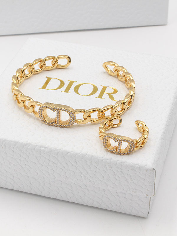 اسواره ديور بخاتم زركون اسواره dior ذهبي