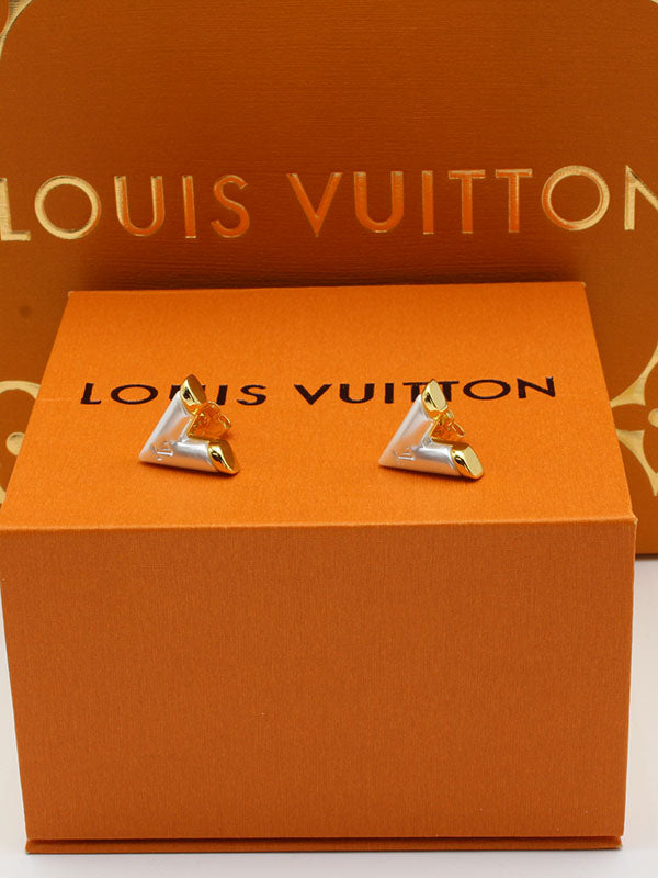 حلق لويس فيتون شيل v حلق louis vuitton ذهبي