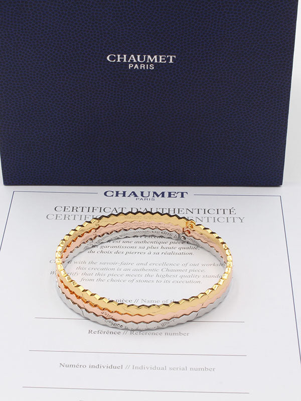 اسواره شومية فلات 3 اساور لوقو اسواره chaumet ملون