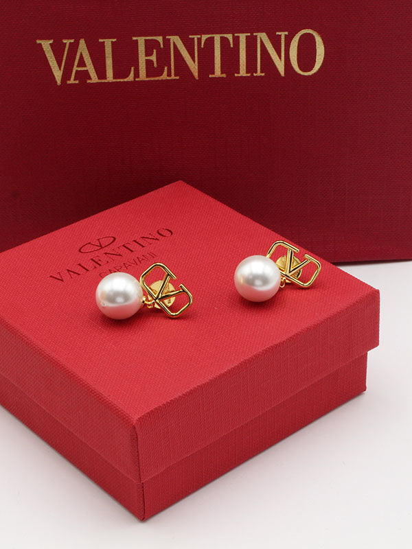 حلق فالنتينو بيرل حلق VALENTINO ذهبي