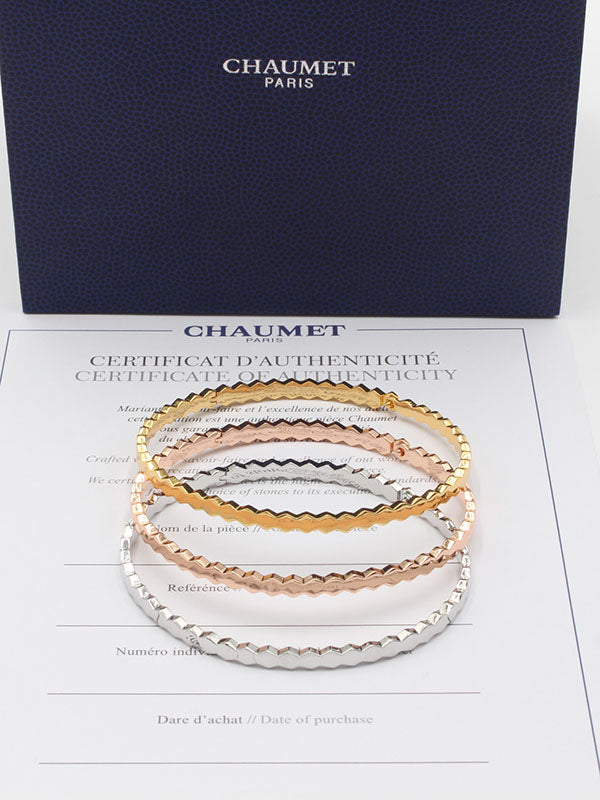 اسواره شومية فلات 3 اساور لوقو اسواره chaumet