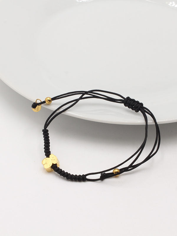 اساور دبدوب خيط اسود لوقو اسواره دبدوب