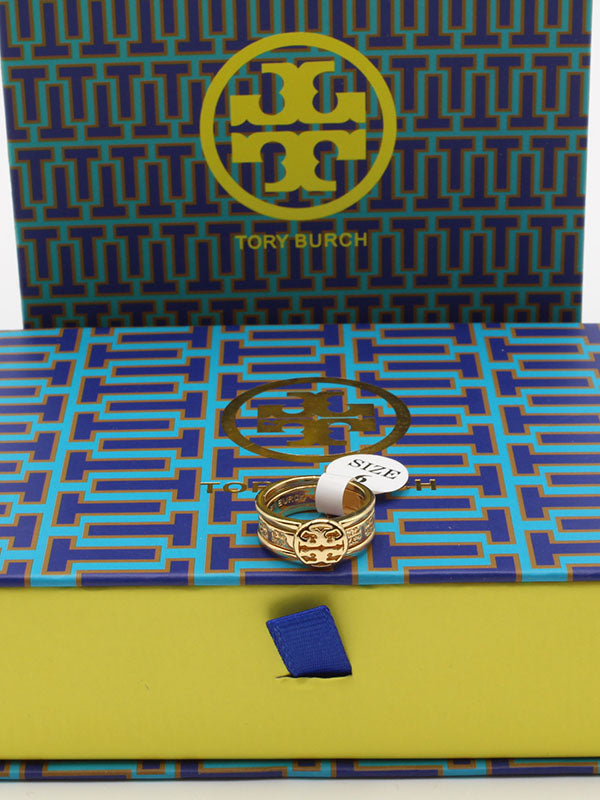 خاتم توري بورش دبل رنقز خواتم tory burch