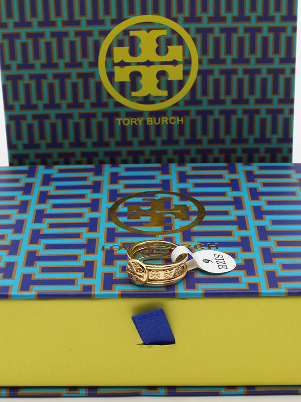 خاتم توري بورش دبل رنقز خواتم tory burch