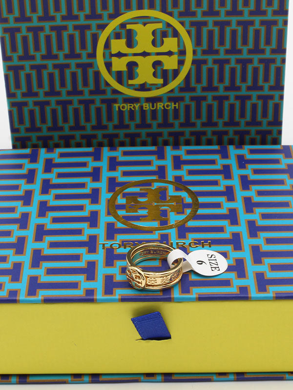 خاتم توري بورش دبل رنقز خواتم tory burch