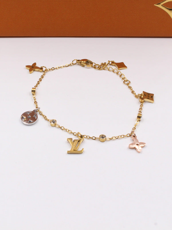 اسواره لويس فيتون بنتدنت ملونه اسواره louis vuitton ذهبي