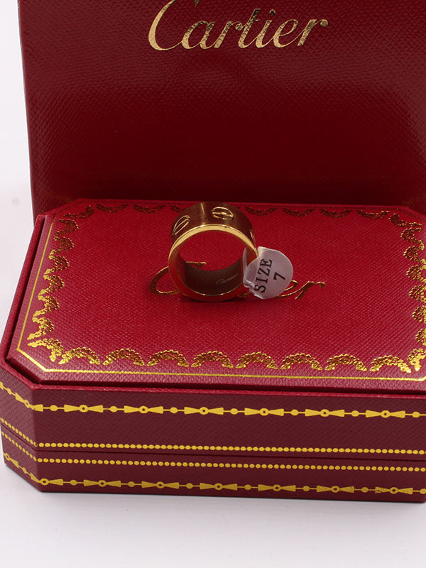 دبلة كارتير العريضه الجديده خواتم CARTIER