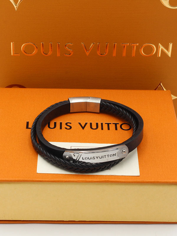 اساور لويس فيتون رجالي دبل لاينز اسواره louis vuitton