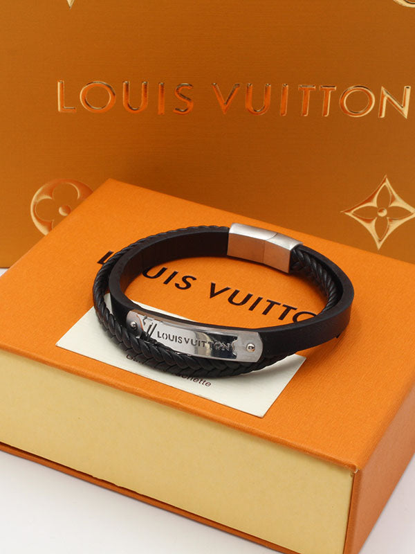 اساور لويس فيتون رجالي دبل لاينز اسواره louis vuitton