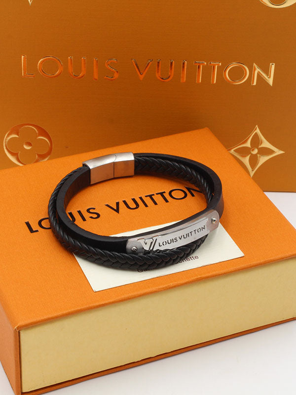 اساور لويس فيتون رجالي دبل لاينز اسواره louis vuitton