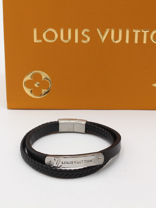 اساور لويس فيتون رجالي دبل لاينز اسواره louis vuitton فضي