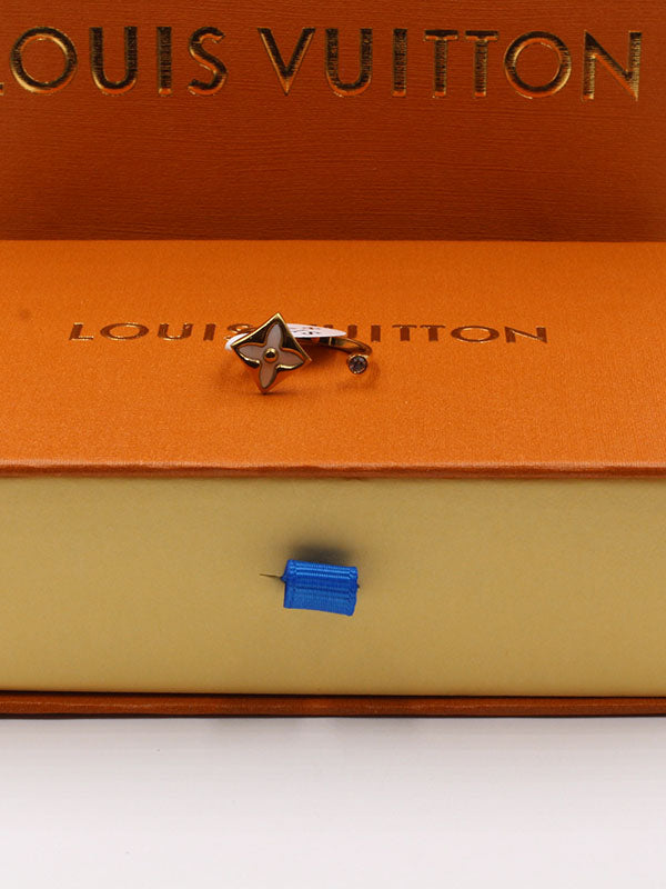 خاتم لويس فيتون شيل ابيض خواتم louis vuitton ذهبي 6