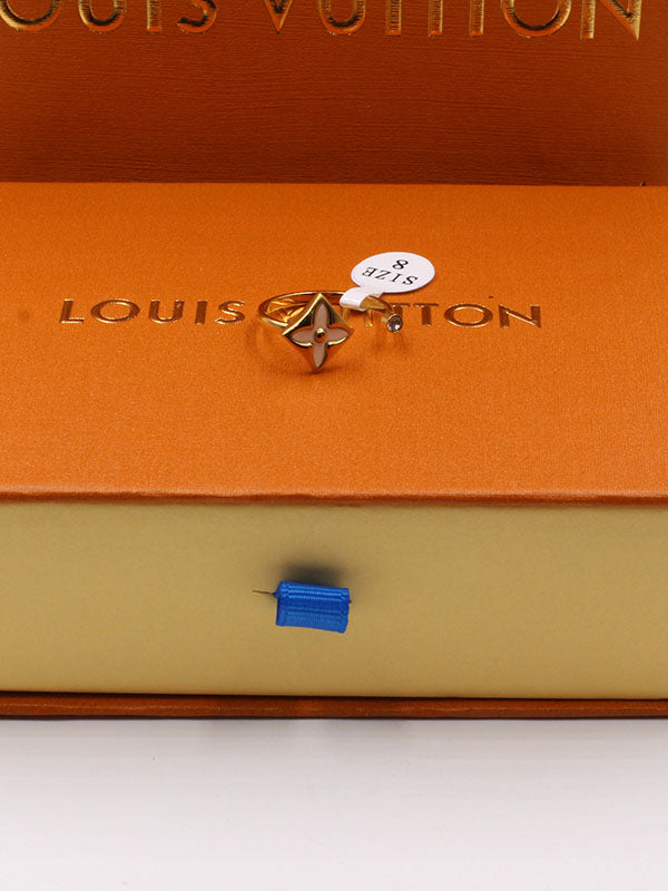 خاتم لويس فيتون شيل ابيض خواتم louis vuitton