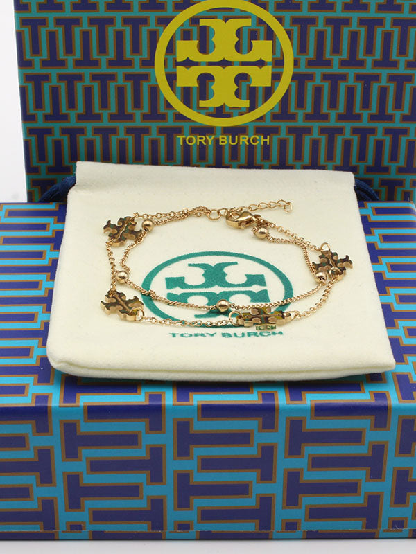 اسواره توري بورش دبل شاين قولد اسواره tory burch