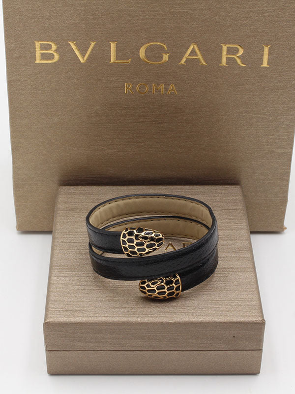 اسواره بولغاري جلد اسود سنيك اسواره CARTIER