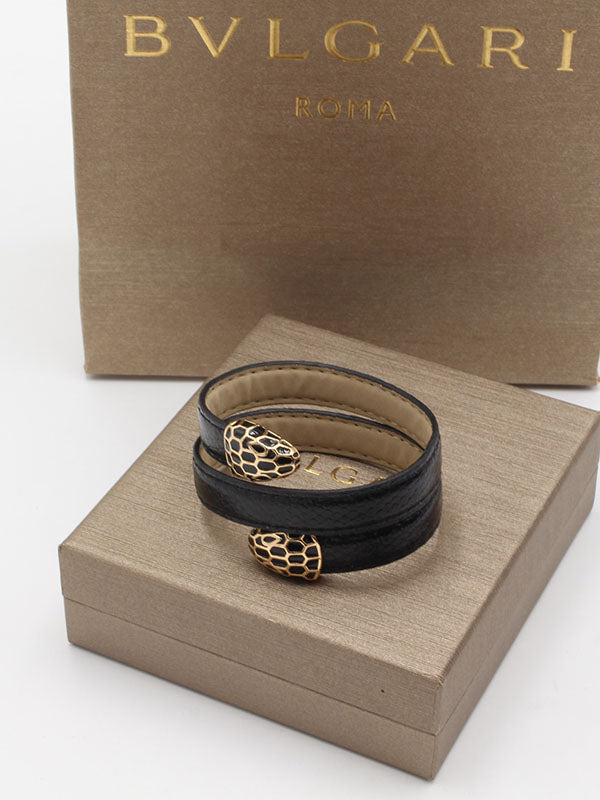 اسواره بولغاري جلد اسود سنيك اسواره CARTIER