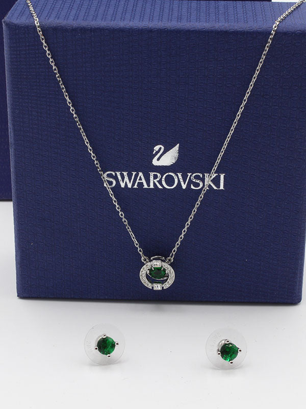 طقم سواروفسكي 2 قطع اطقم Swarovski