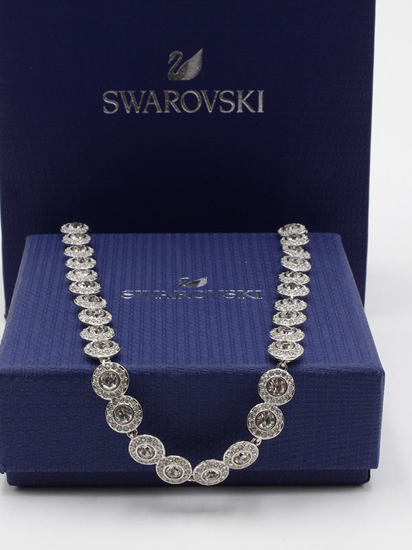 سلسال عقد سواروفسكي كامل زركون سلسال Swarovski