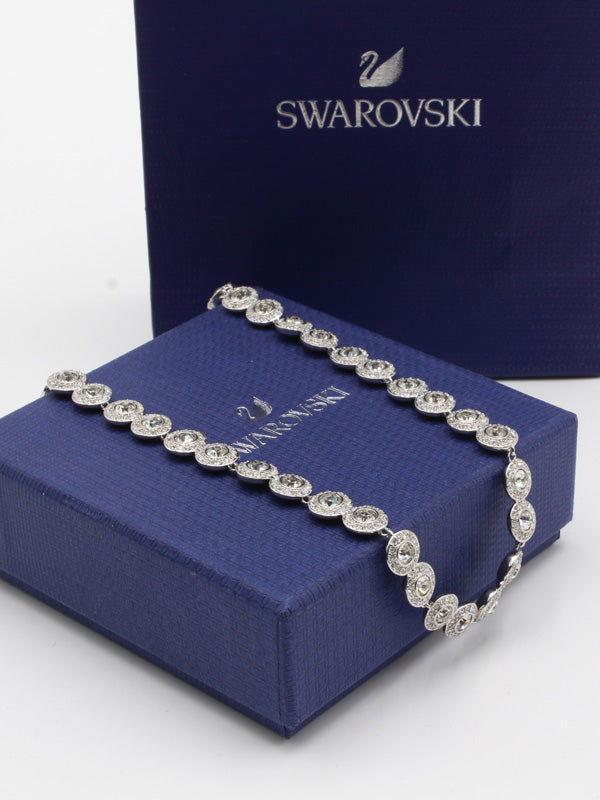 سلسال عقد سواروفسكي كامل زركون سلسال Swarovski