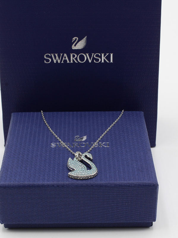 سلسال سواروفسكي سوان زركون كبير سلسال Swarovski