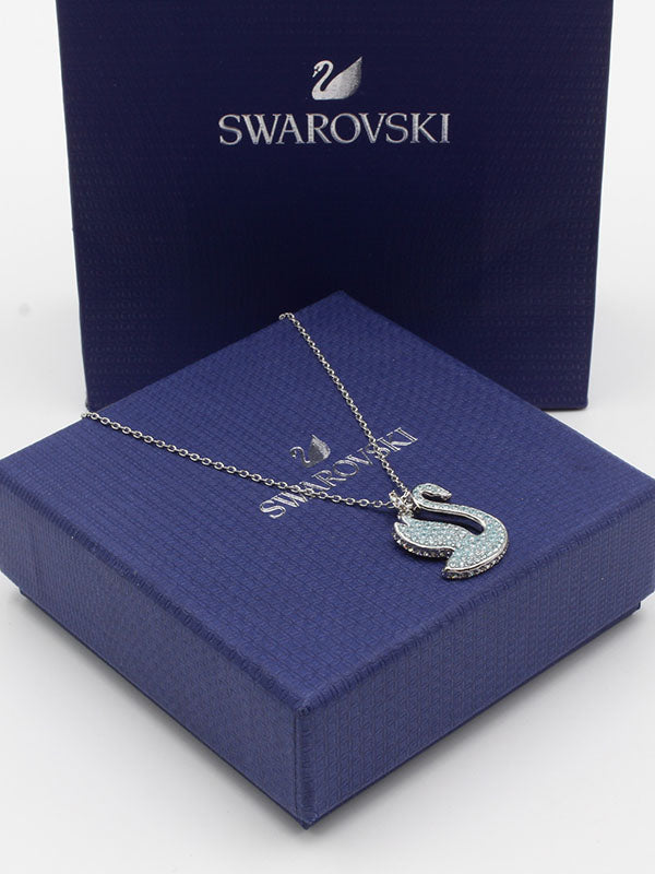 سلسال سواروفسكي سوان زركون كبير سلسال Swarovski
