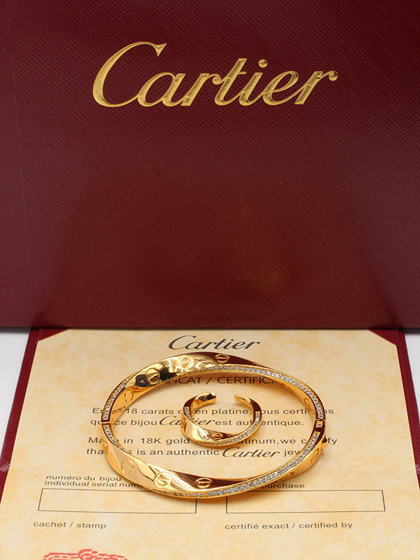 اساور كارتير مع خاتم 410 اسواره CARTIER