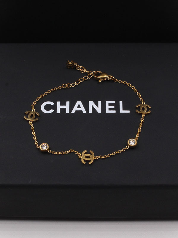 اسواره شانيل ناعم لوقو اسواره chanel ذهبي