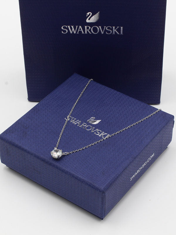 سلسال سواروفسكي فص مدور زركون سلسال Swarovski