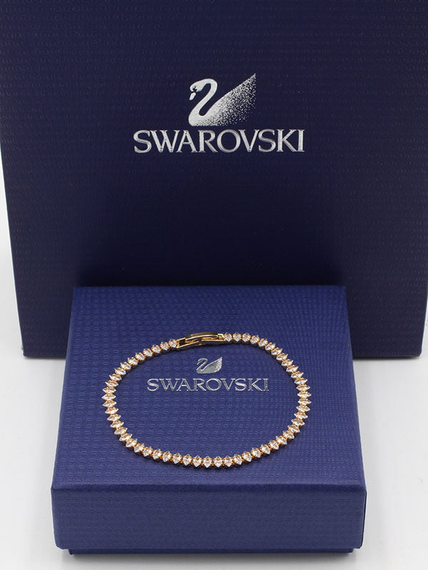 اساور تنس سواروفسكي زركون 397 اسواره Swarovski ذهبي