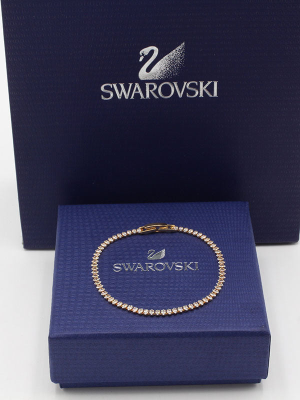 اساور تنس سواروفسكي زركون 401 اسواره Swarovski ذهبي
