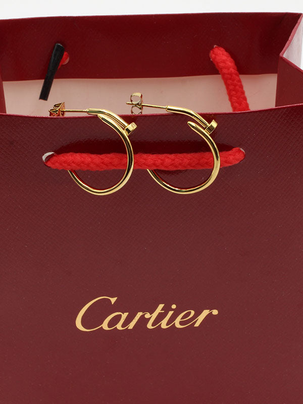 حلق كارتير مسمار لوقو وسط حلق CARTIER