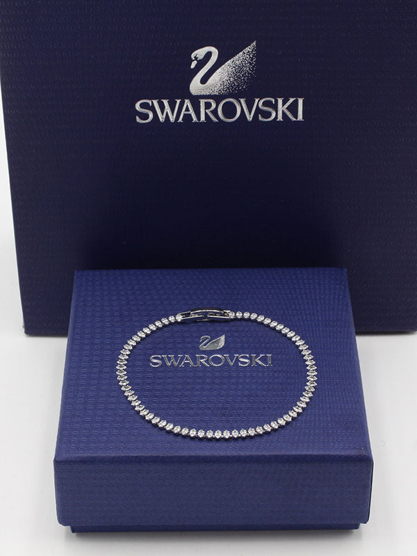 اساور تنس سواروفسكي زركون 401 اسواره Swarovski فضي