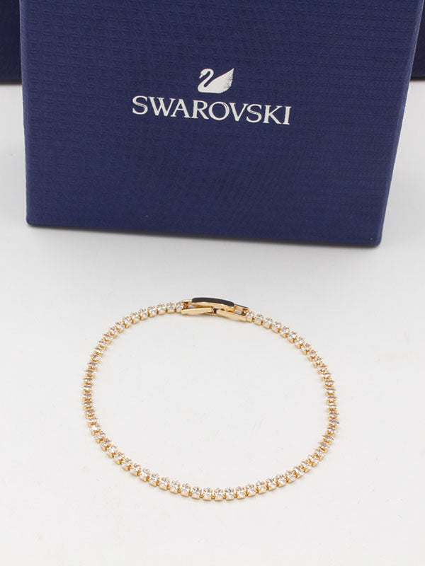 اساور تنس سواروفسكي زركون 399 اسواره Swarovski ذهبي