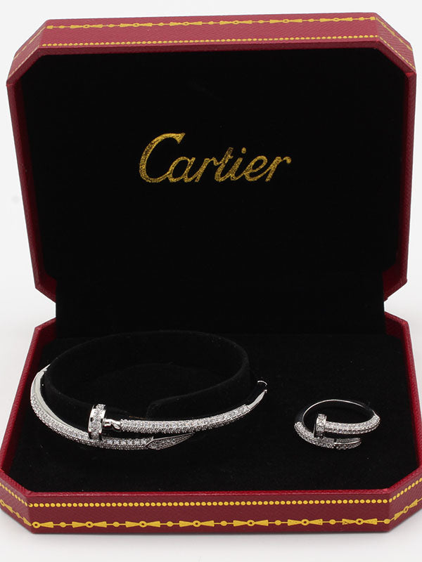 اسواره كارتير مع خاتم زركون بانقل اسواره CARTIER