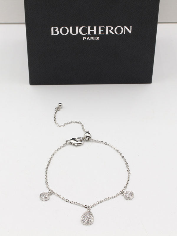 اسواره بوشرون دمعه ناعمه زركون اسواره bucheron فضي