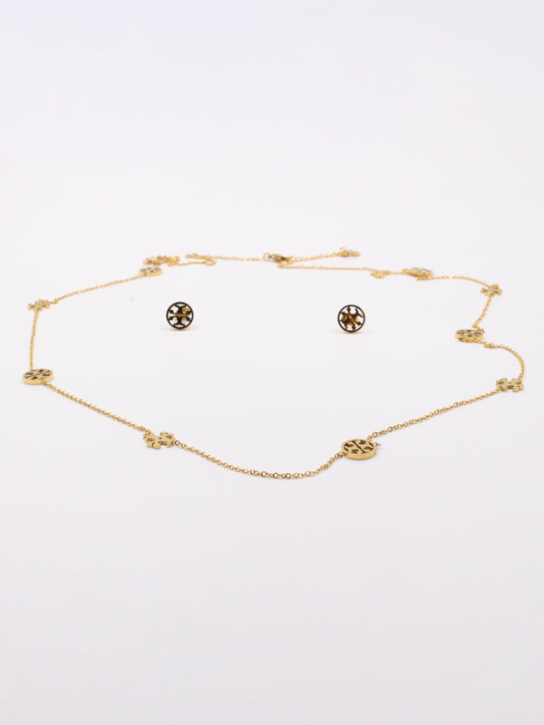 طقم توري بورش طويل ذهبي اطقم tory burch