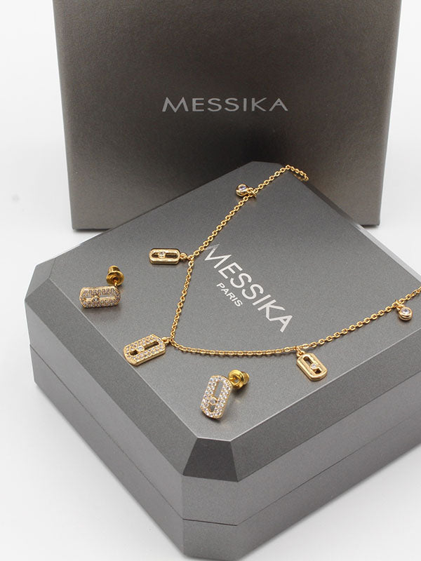 طقم ميسيكا تشوكر زركون ناعم اطقم messika