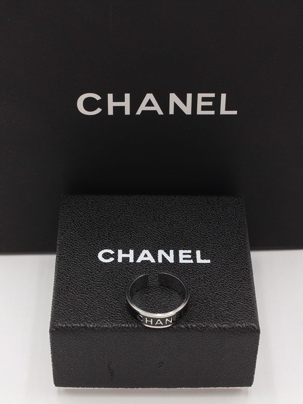 خاتم دبلة شانيل اسود خواتم chanel